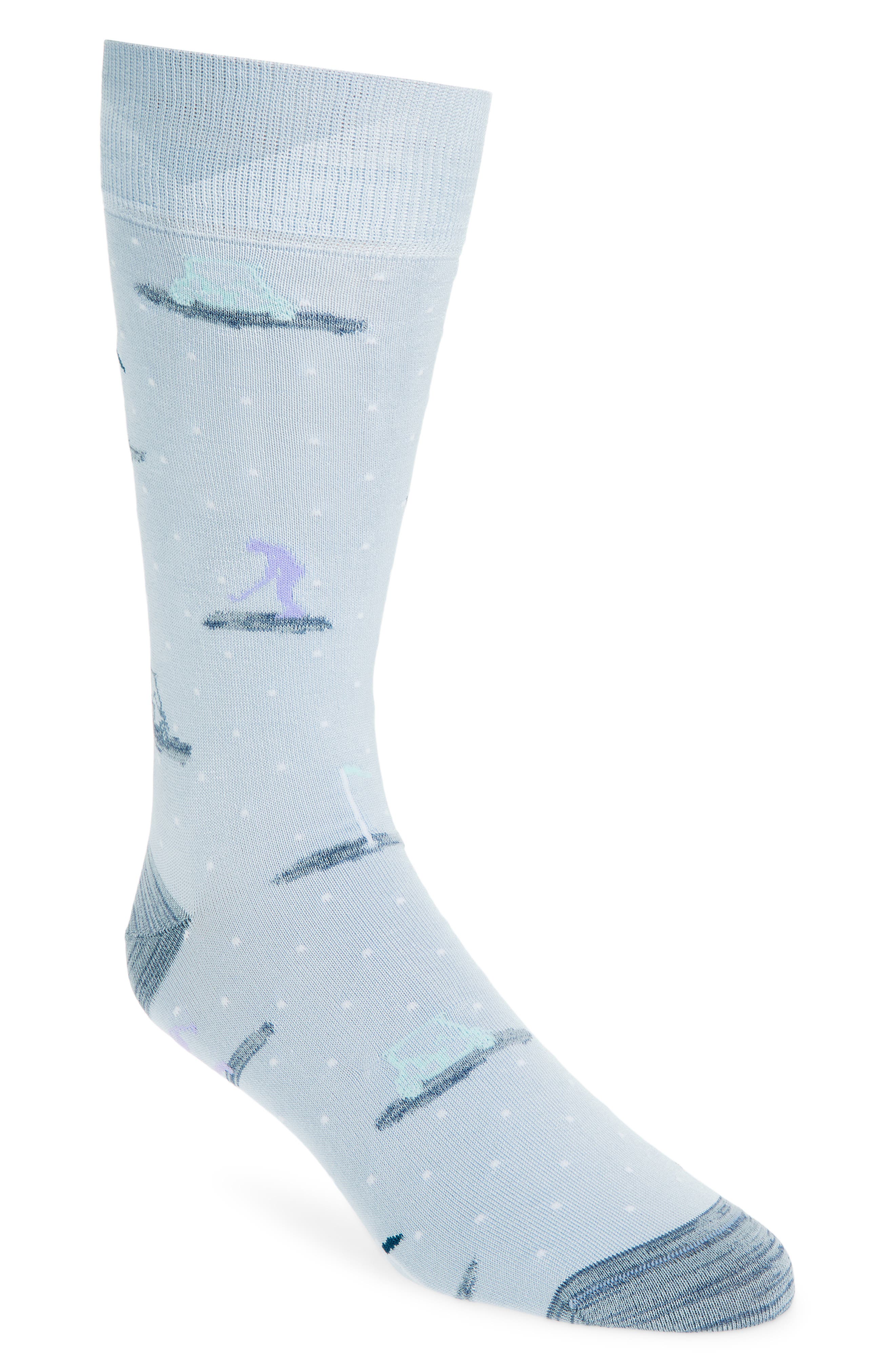 mercerized cotton dress socks Bugatchi Men's Floral Mercerized Cotton Blend Dress Socks