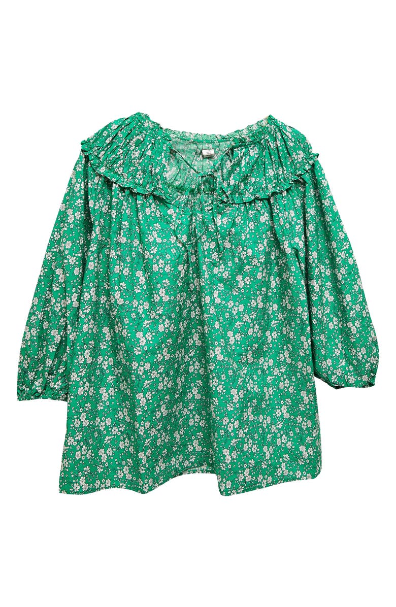 Topshop Floral Puff Sleeve Maternity Top, Alternate, color,