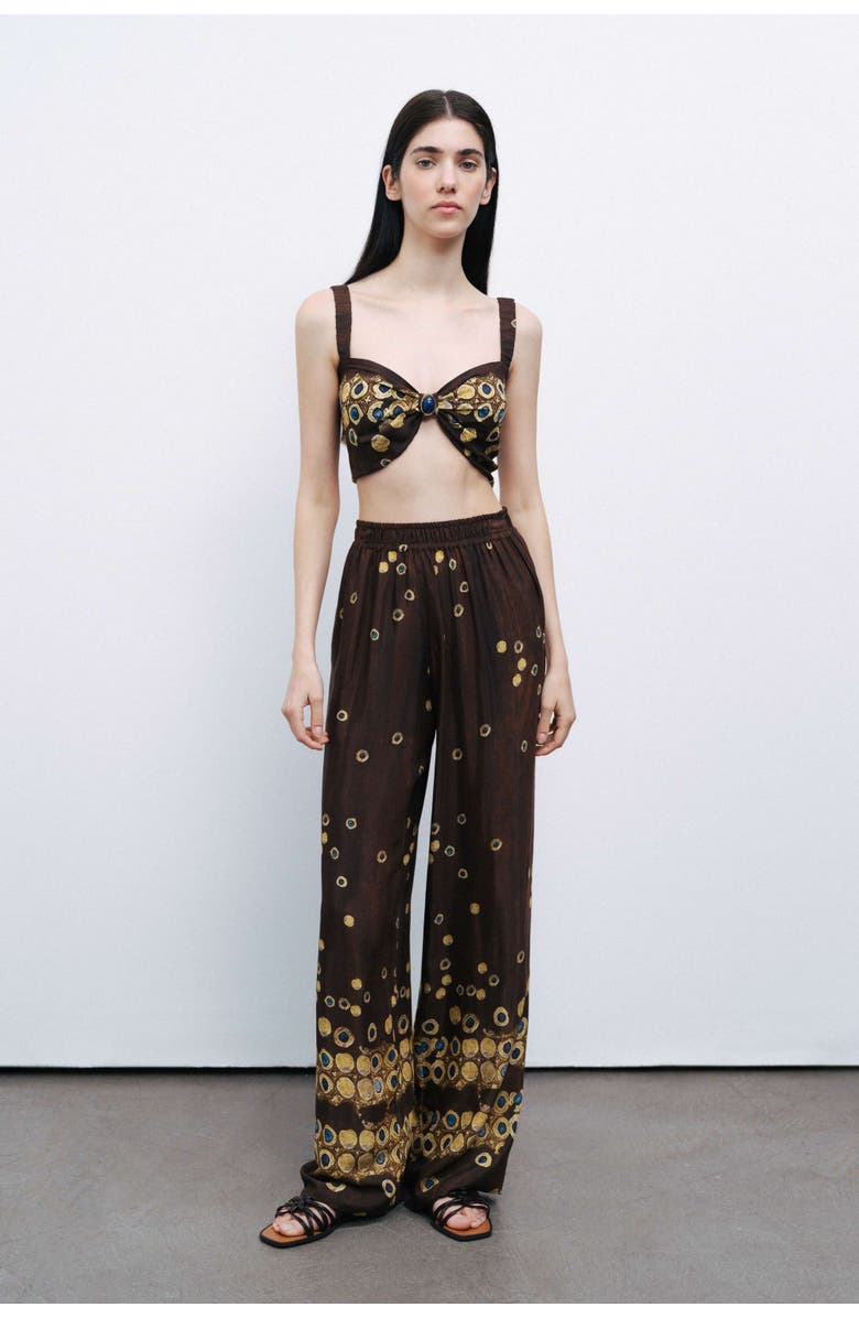 Nocturne Embellished Crop Top with Jewel Detail, Alternate, color,