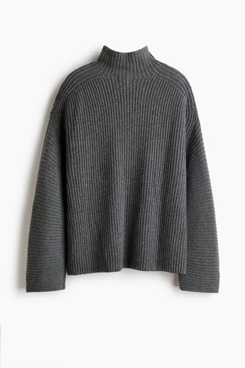 Rib-knit Wool-blend Jumper