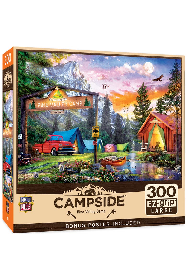 Pine Valley Camp 300 Piece Jigsaw Puzzle, Main, color, Multicolor