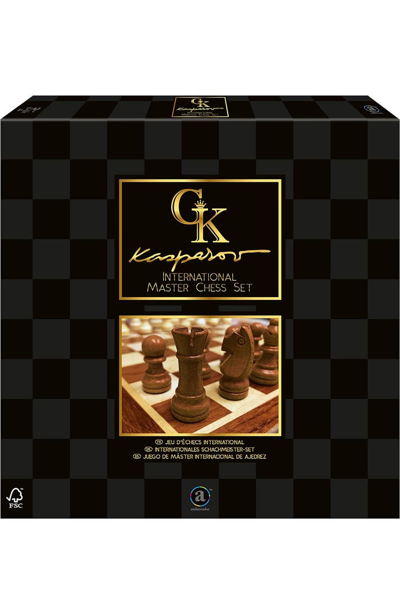 Ambassador Games KASPAROV International Master Chess Set, Alternate, color, 
