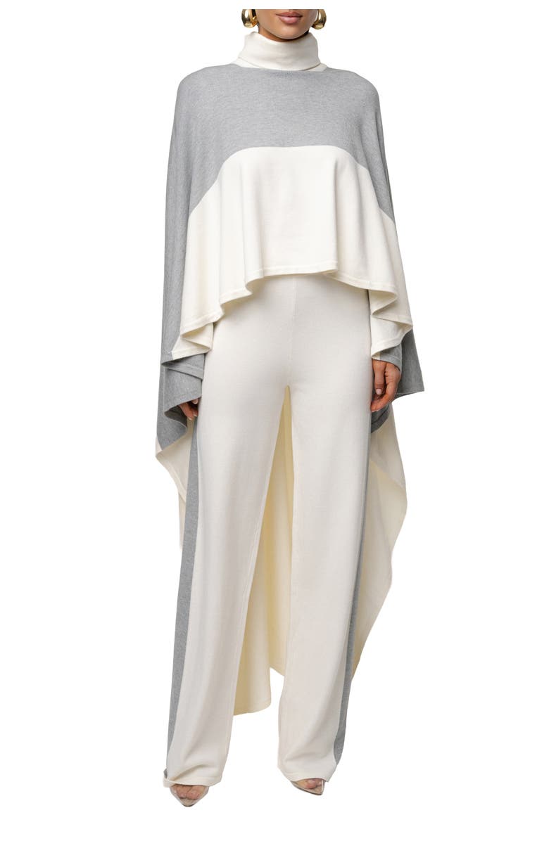 JLUXLABEL Chasing Fall Contrast Top, Main, color, Ivory