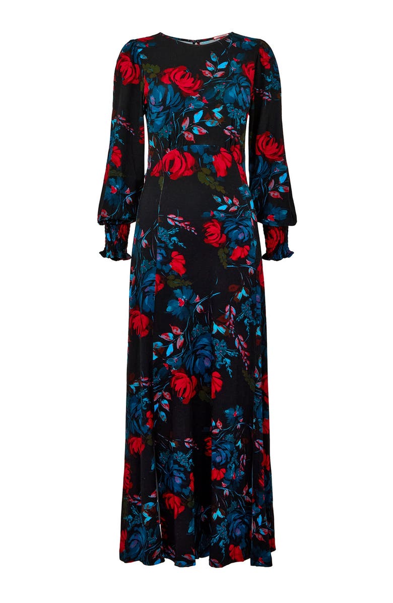 Joe Browns Stretch Knit Jersey Maxi Dress, Alternate, color, Bold Red Rose