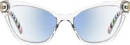 Kate Spade New York gracelyn 54mm blue light blocking cat eye reading glasses