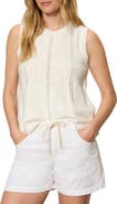 Sanctuary Easy Pointelle Knit Sleeveless Top