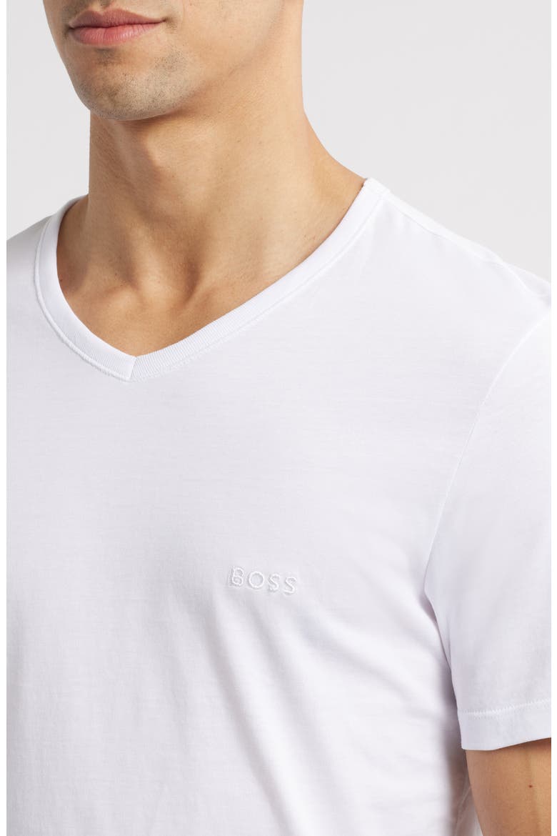 3-Pack Classic V-Neck T-Shirts, Alternate, color, WHITE