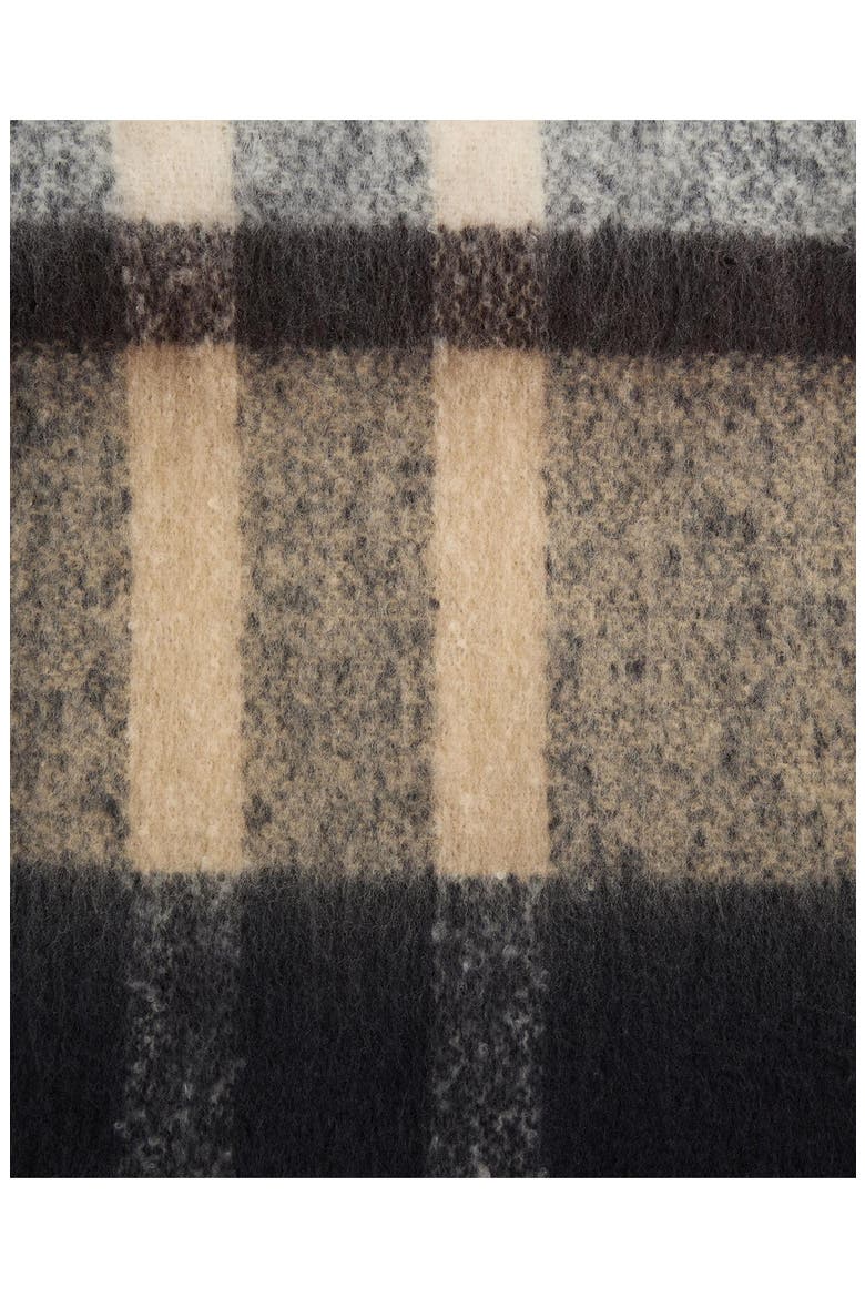 Isla Tartan Bouclé Scarf, Alternate, color, BIRCHWOOD DRESS TARTAN
