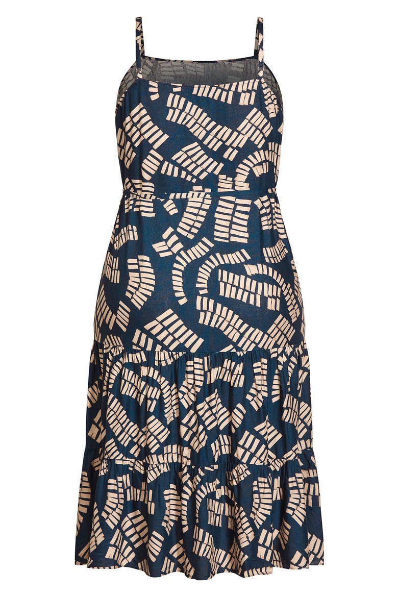 Odyssey Sleeveless Linen Blend Sundress, Alternate, color, ODYSSEY