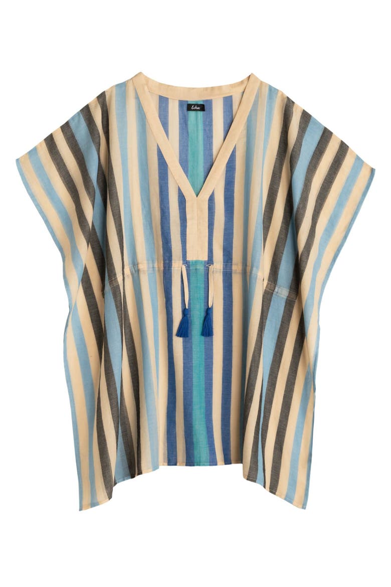 Cabana Stripe Caftan, Main, color, Ultramarine