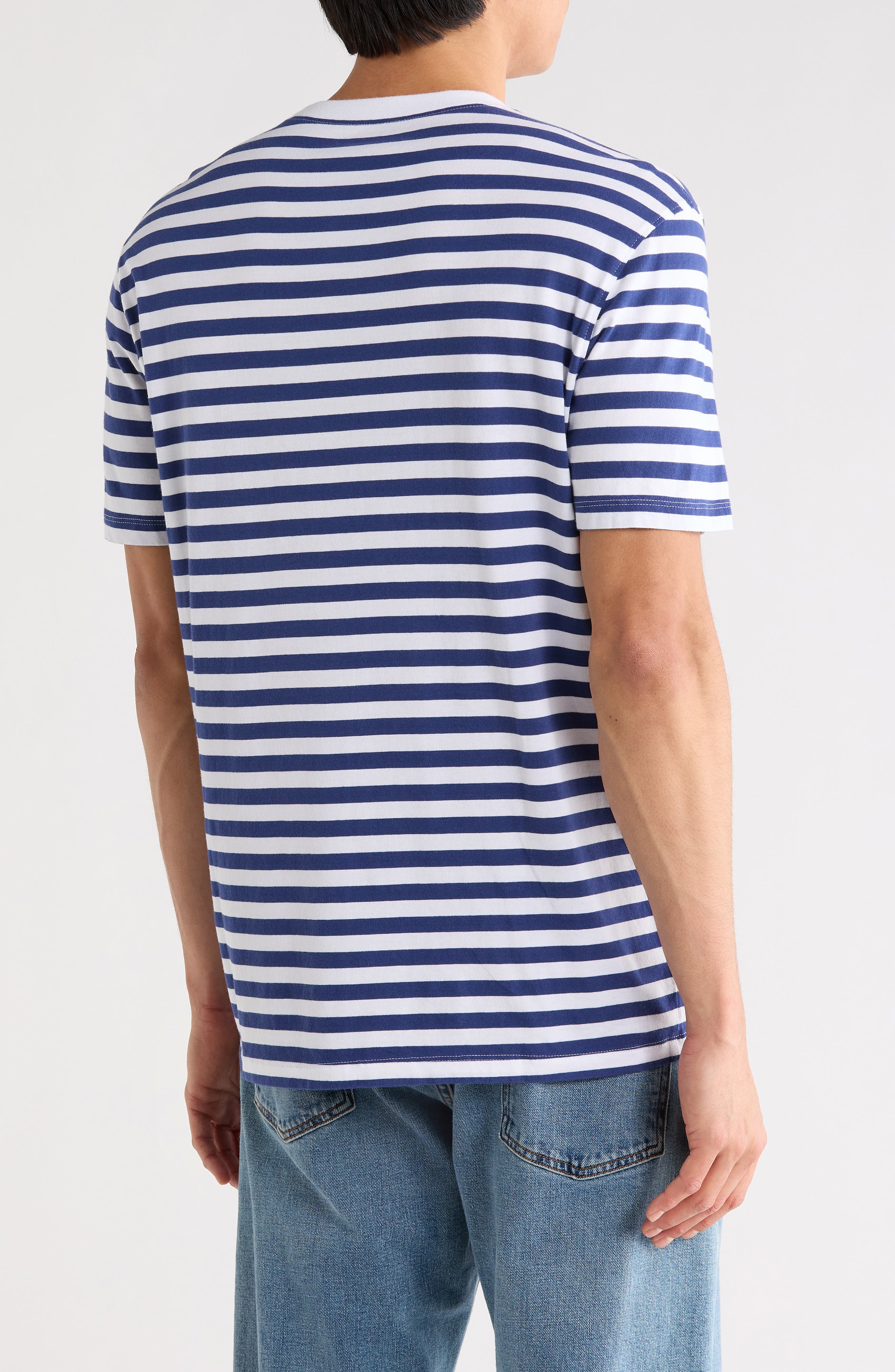 Bryce Stripe Crewneck T-Shirt - image 2