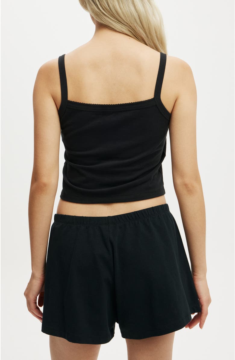 COTTON ON BODY Women's Peached Jersey Button Up Cami, Alternate, color, 