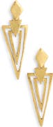 Karine Sultan Pierce Arrow Drop Earrings