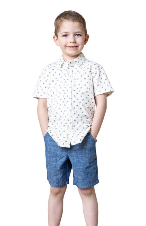 Boys' Organic Chambray Short, Toddler