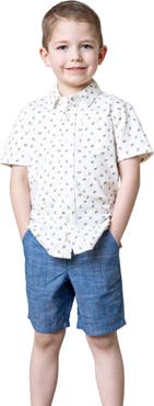 Hope & Henry Boys' Organic Chambray Short, Toddler