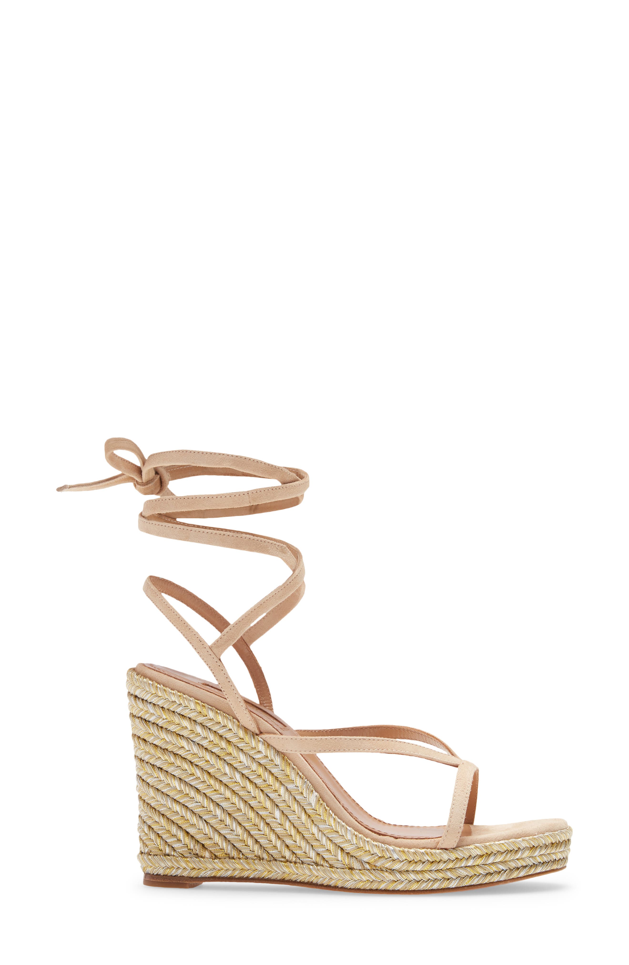 Ramatuelle Wedge Sandal, Alternate, color, NUDE