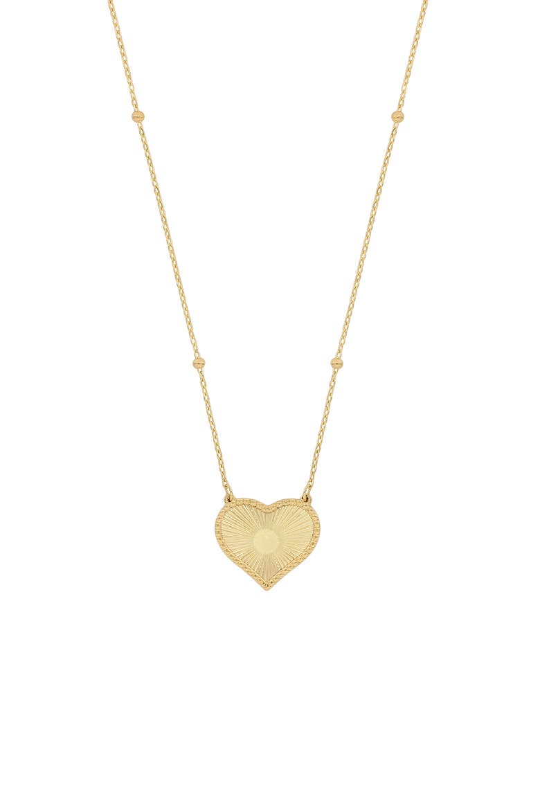 14K Gold Heart Pendant Necklace (Nordstrom Exclusive), Main, color, 14K YELLOW GOLD