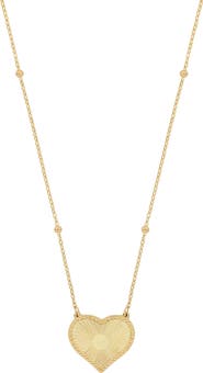 Bony Levy 14K Gold Heart Pendant Necklace