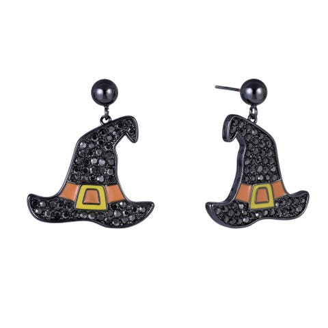 Halloween Witch Hat Earrings