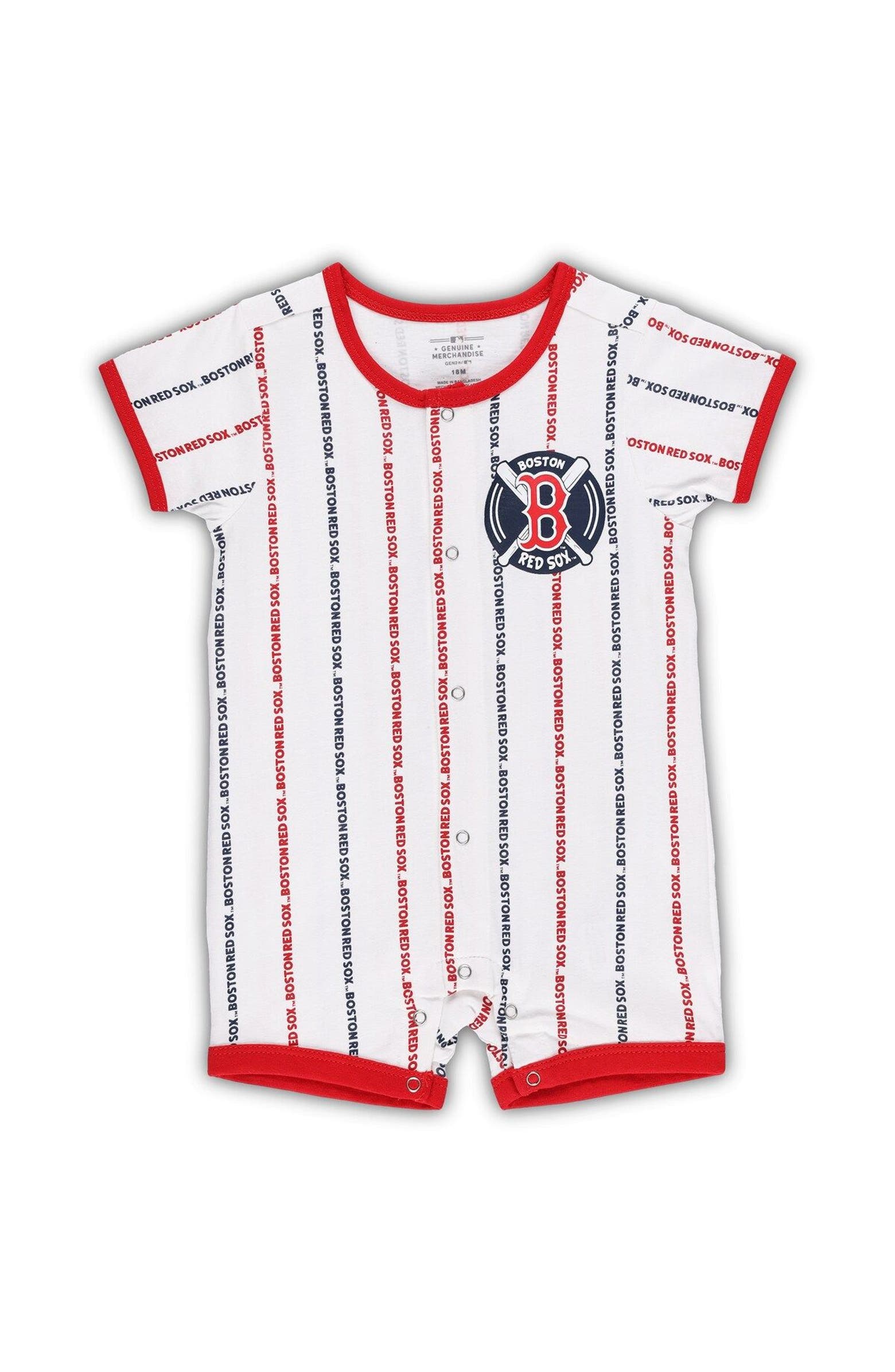Outerstuff Infant White Boston Red Sox Ball Hitter Coverall | Nordstrom