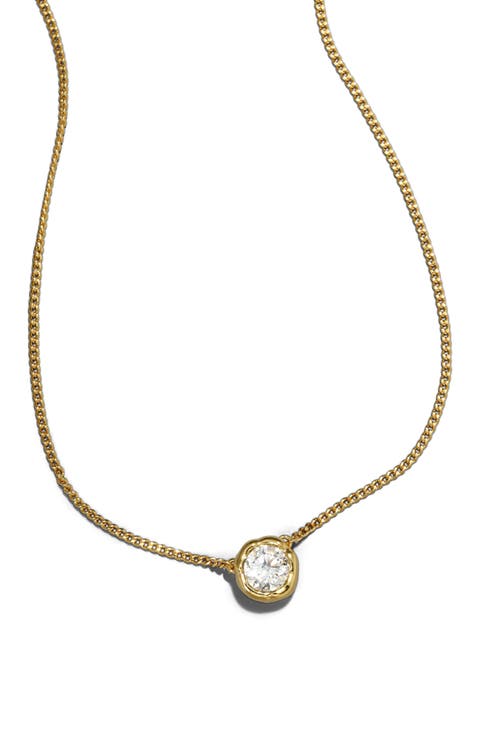 ALEXIS BITTAR アレクシスビッター チェーンネックレス Alexis Bittar Brut Gold Long Curved Link Necklace, 32