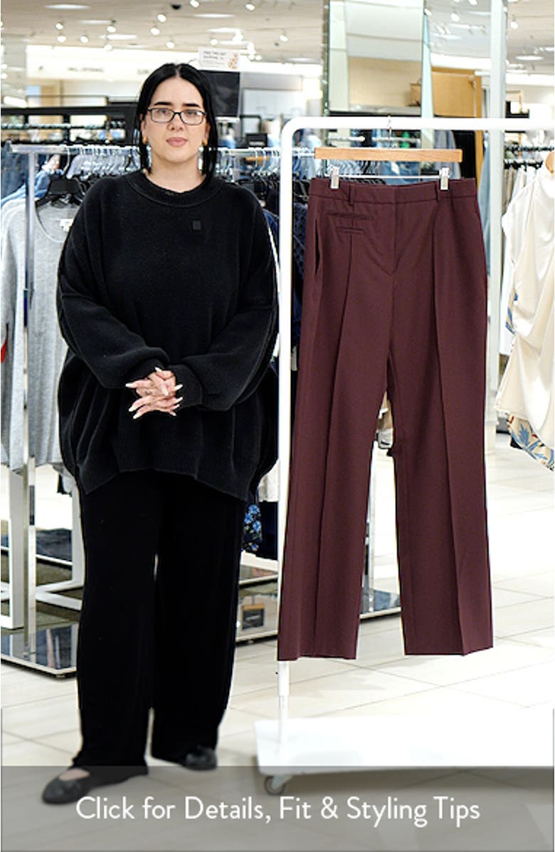 Talmia Virgin Wool Flare Pants, sales video thumbnail