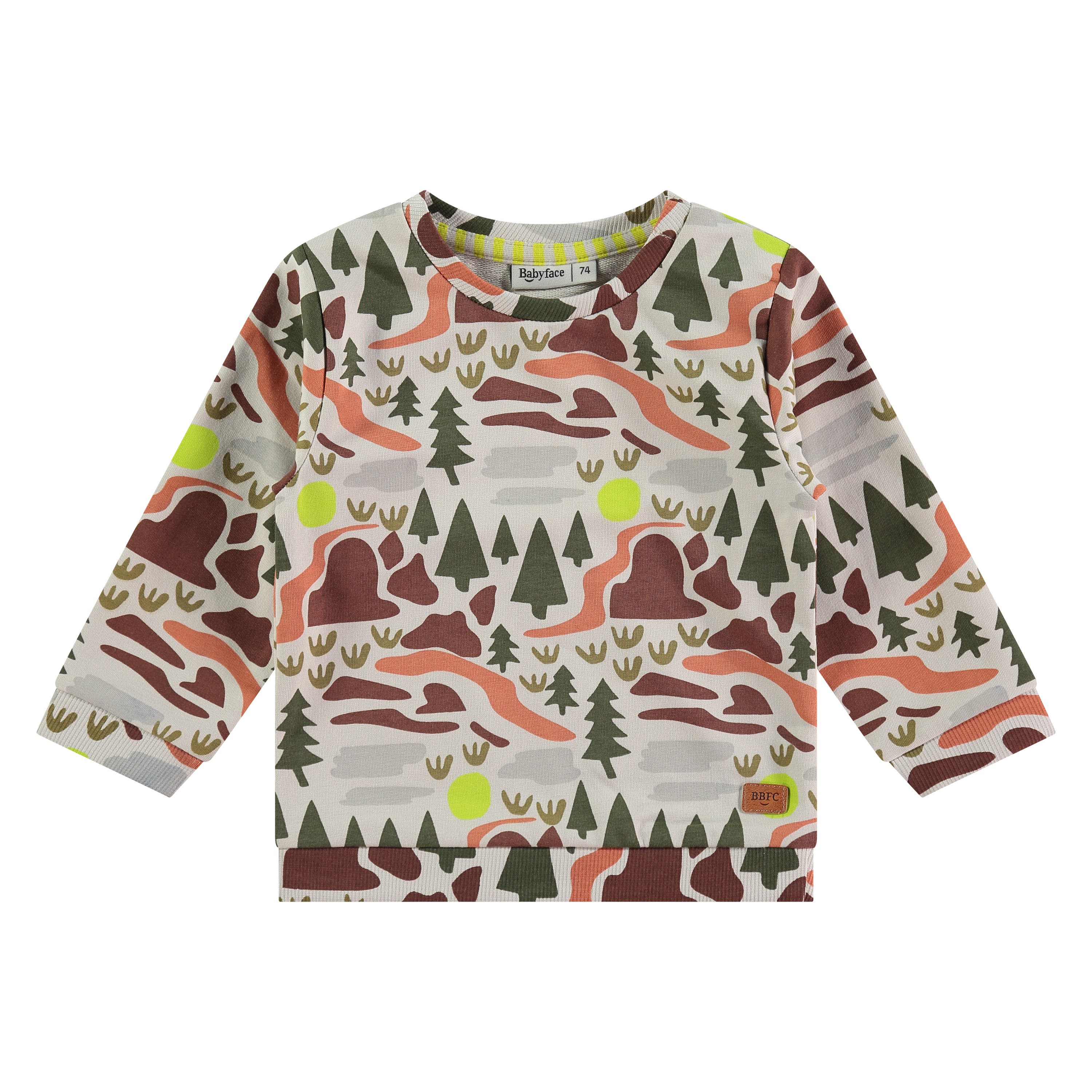 Babyface Mountain Theme Sweatshirt In Multi