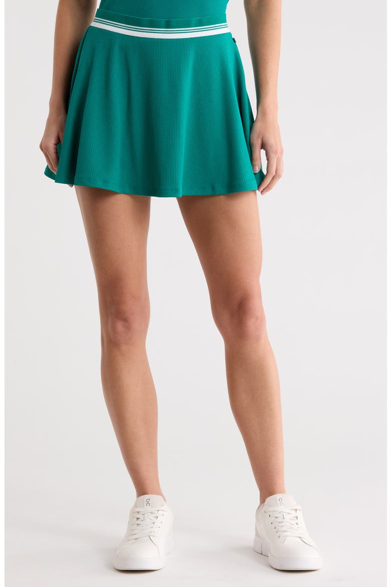 Callan Flutter Active Skort, Main, color, QUETZAL GREEN