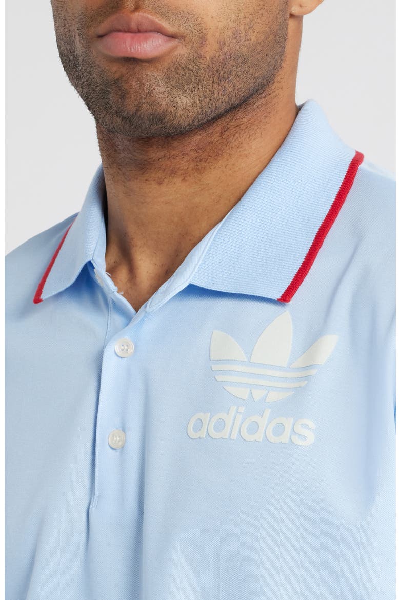 Wales Bonner Polo, Alternate, color, GLOW BLUE F19