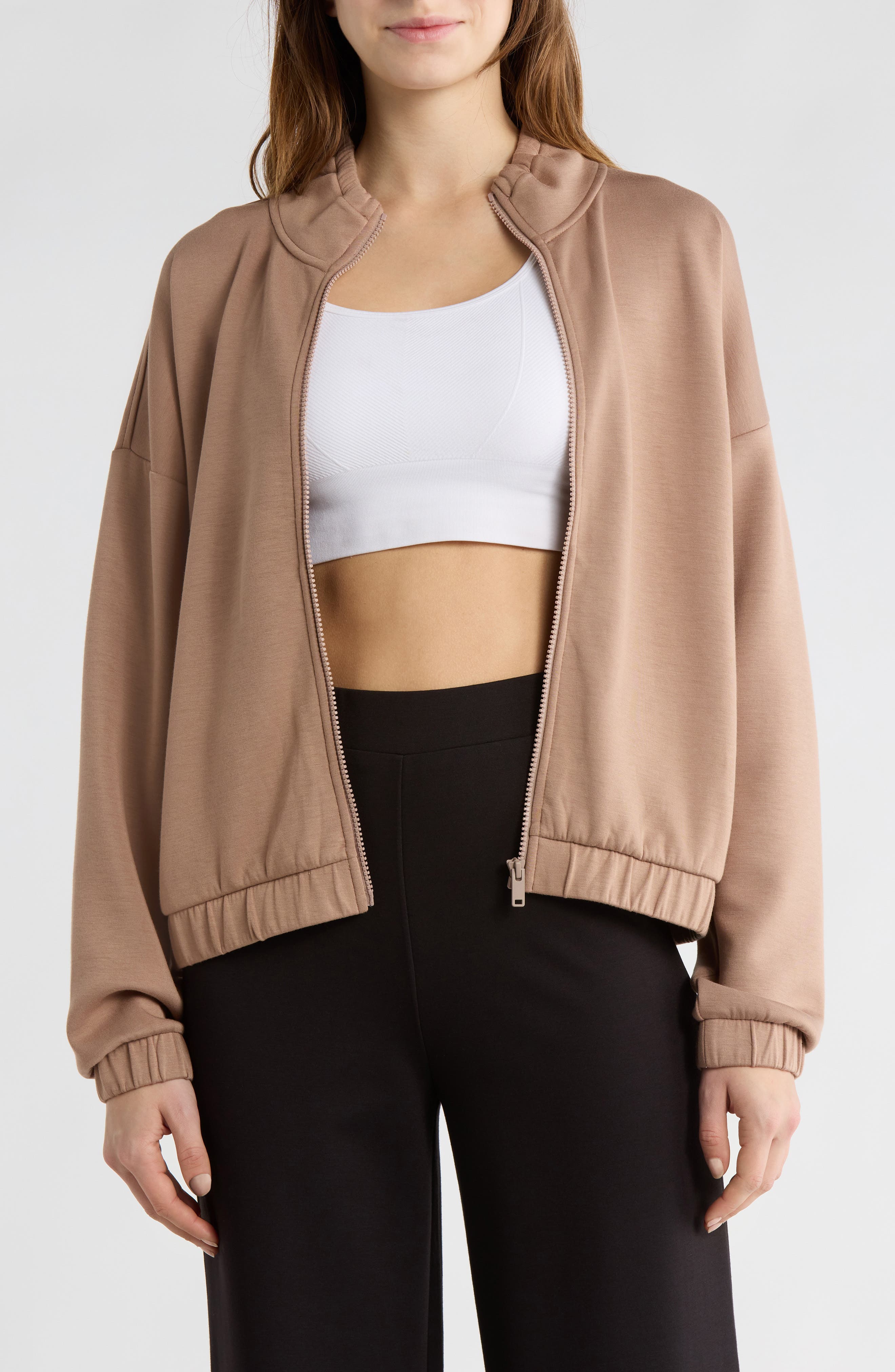 Whisper Knit Ruched Jacket - image 3