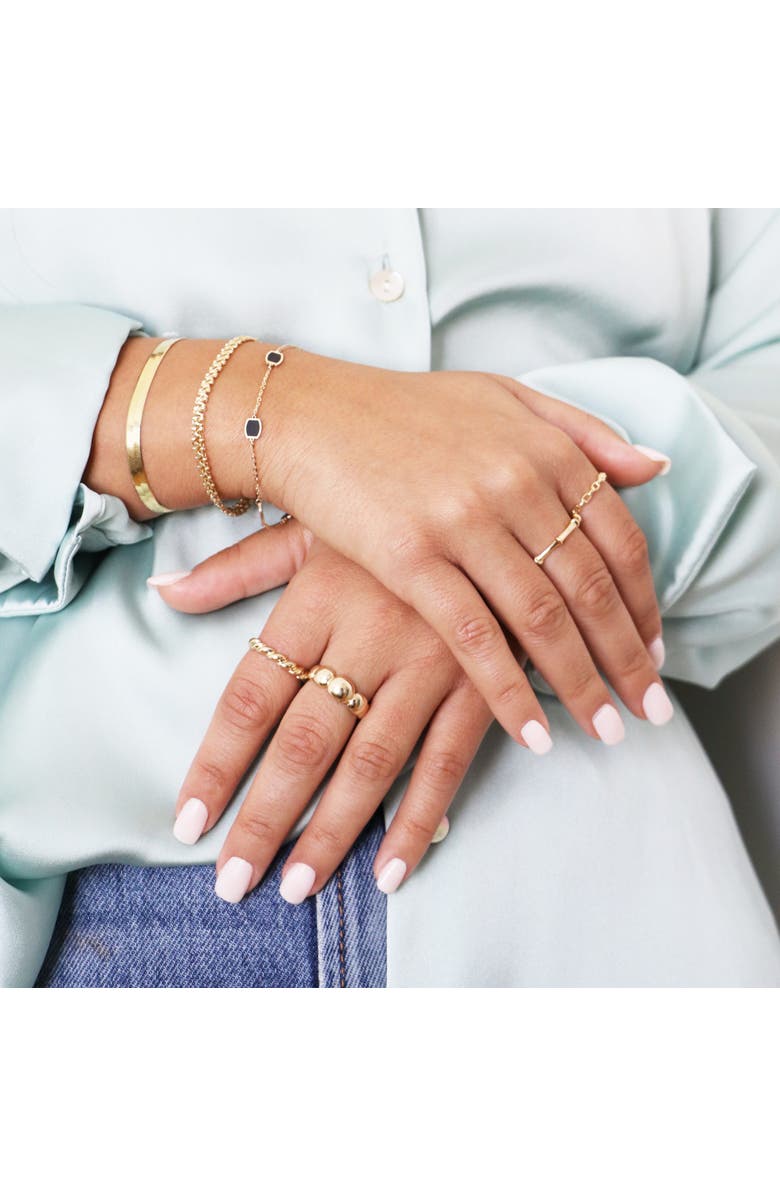 The Lovery Fine Jewelry Gold Bubble Ring, Alternate, color, Yellow Gold