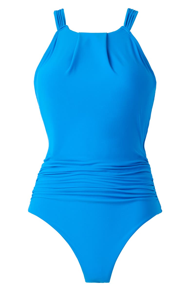 Magicsuit<sup>®</sup> Amelia Open Back One-Piece Swimsuit, Alternate, color, Sky