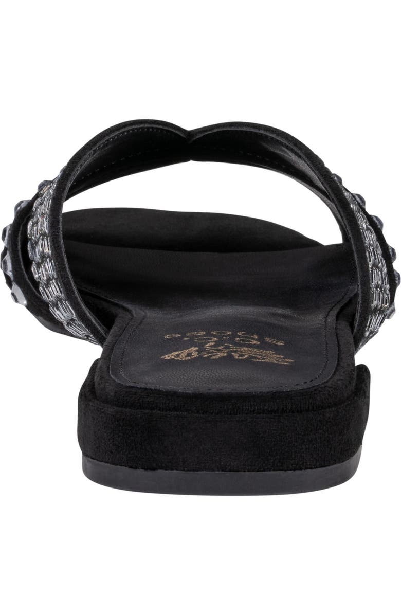 GOOD CHOICE NEW YORK Elara Embellished Slide Sandal, Alternate, color, Black