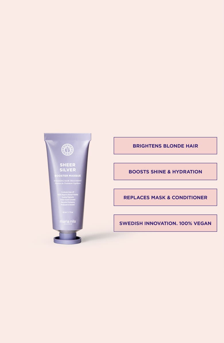 Maria Nila Sheer Silver Booster Masque, Alternate, color,