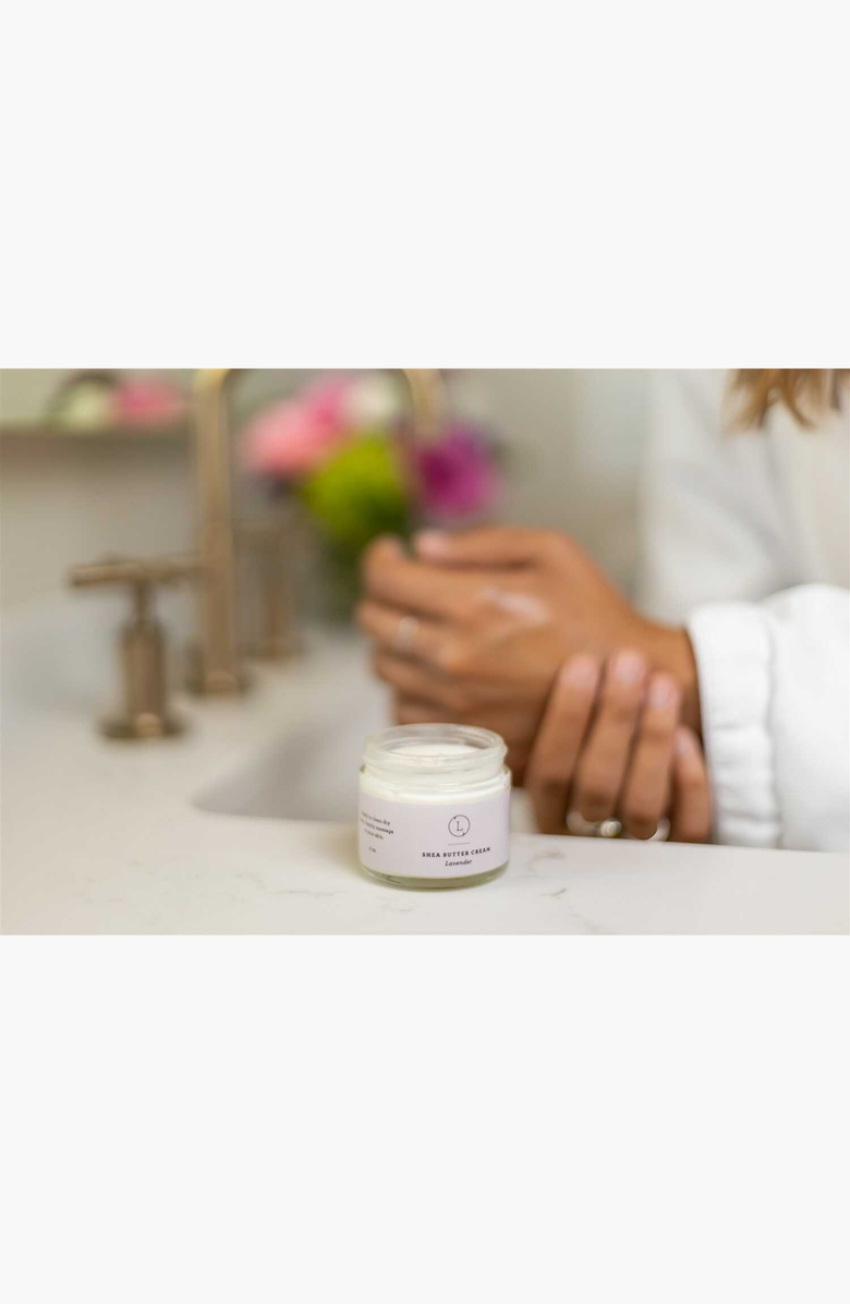 Lizush CBD Lavender Shea Butter Body Cream, Alternate, color, NO COLOR