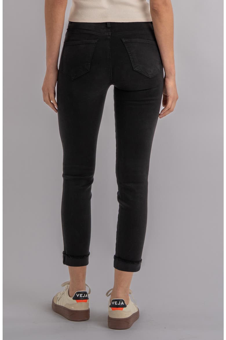 Amy Crop Slim Jeans, Alternate, color, BLACK