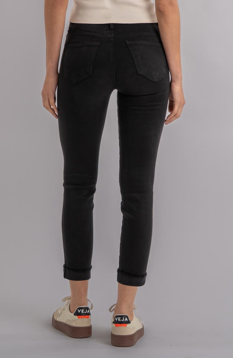 KUT from the Kloth Amy Crop Slim Jeans, Alternate, color, Black