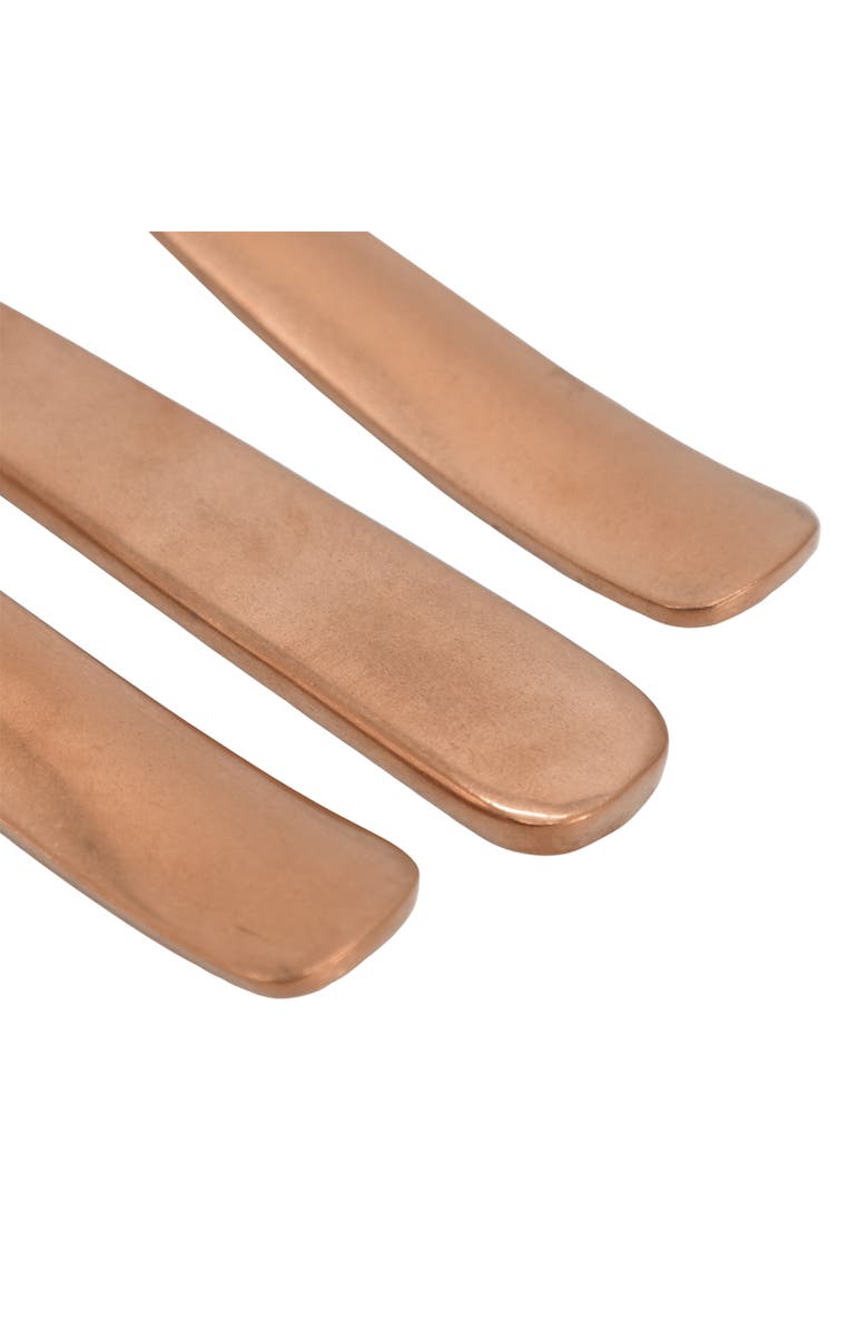 Gibson Home Hulton 20 Piece Stainless Steel Flatware Set, Alternate, color, Metallic Rust/Copper