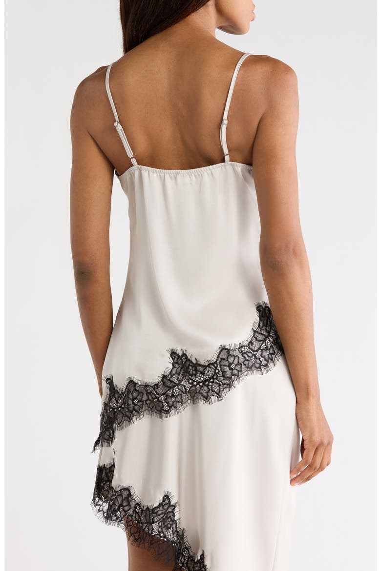 Asymmetric Lace Trim Camisole, Alternate, color, CHAMPAGNE- BLACK