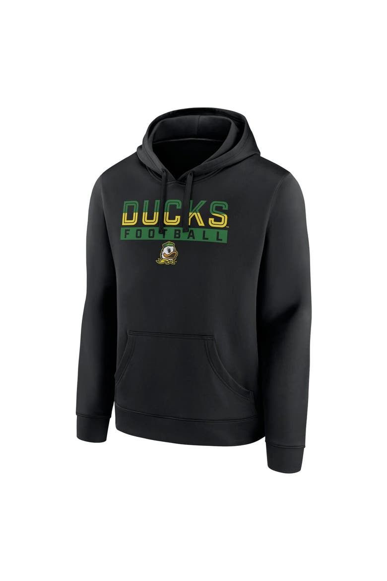 Men's Black Oregon Ducks  Pullover Hoodie, Alternate, color, Black
