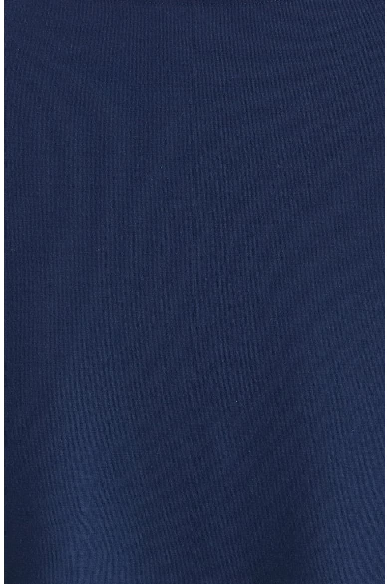 Kids' Off the Shoulder T-Shirt, Alternate, color, NAVY DENIM