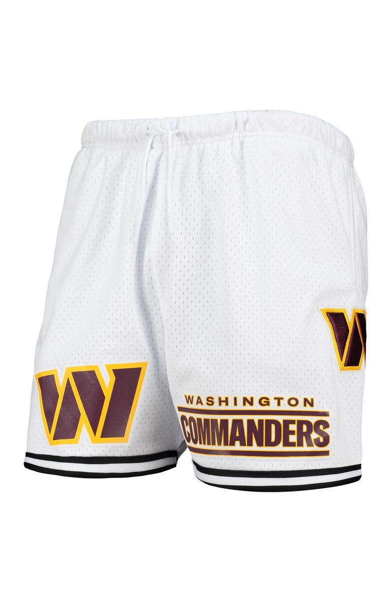 PRO STANDARD Men's Pro Standard White Washington Commanders Mesh Shorts, Alternate, color, 