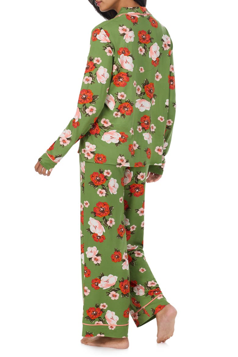 Print Pajamas, Alternate, color, GREEN/ FLORAL