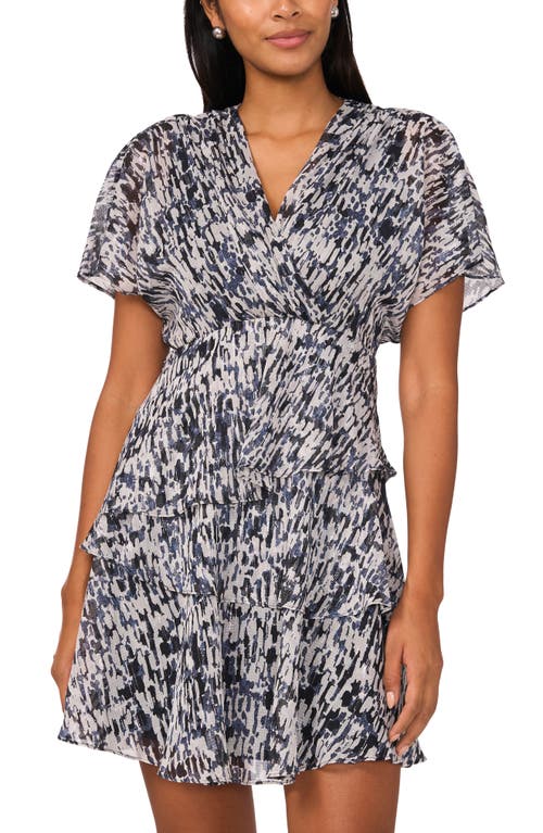 Halogenr Halogen(r) Printed Tiered Dress In Antarctica