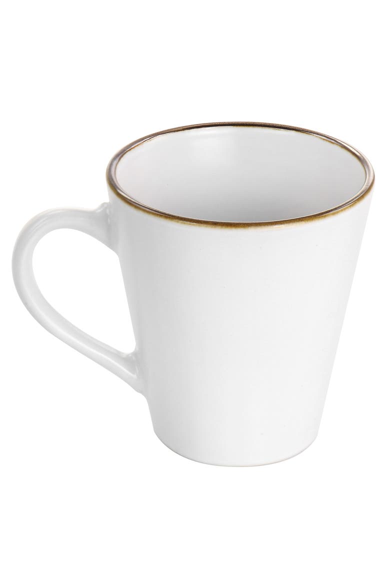 Arthur 6 Piece Stoneware Mug Set, Alternate, color, White