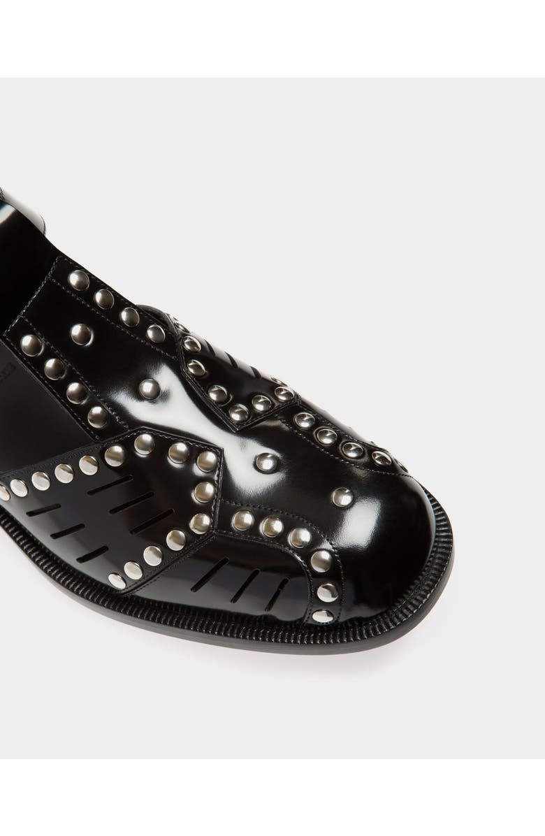 Bally Spiegel Flat Sandal in Calf Leather, Alternate, color, Black