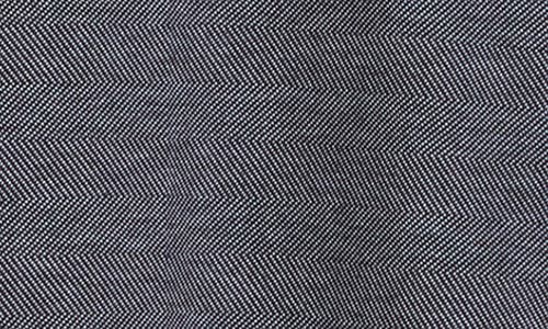 Calvin Klein Iconic Herringbone Cotton Zip Polo In Gray