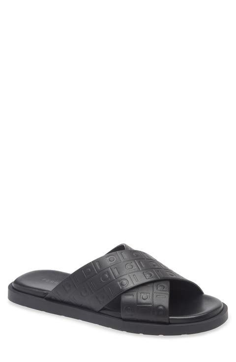サンダル FERRAGAMO Black nappa leather slippers (021258760634 NERO) Salvatore Ferragamo Slippers and Clogs Women Leather Black