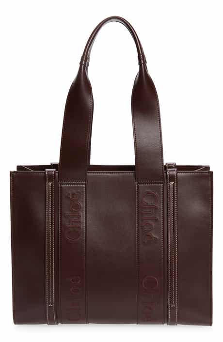 Chloé Medium Woody Leather Tote