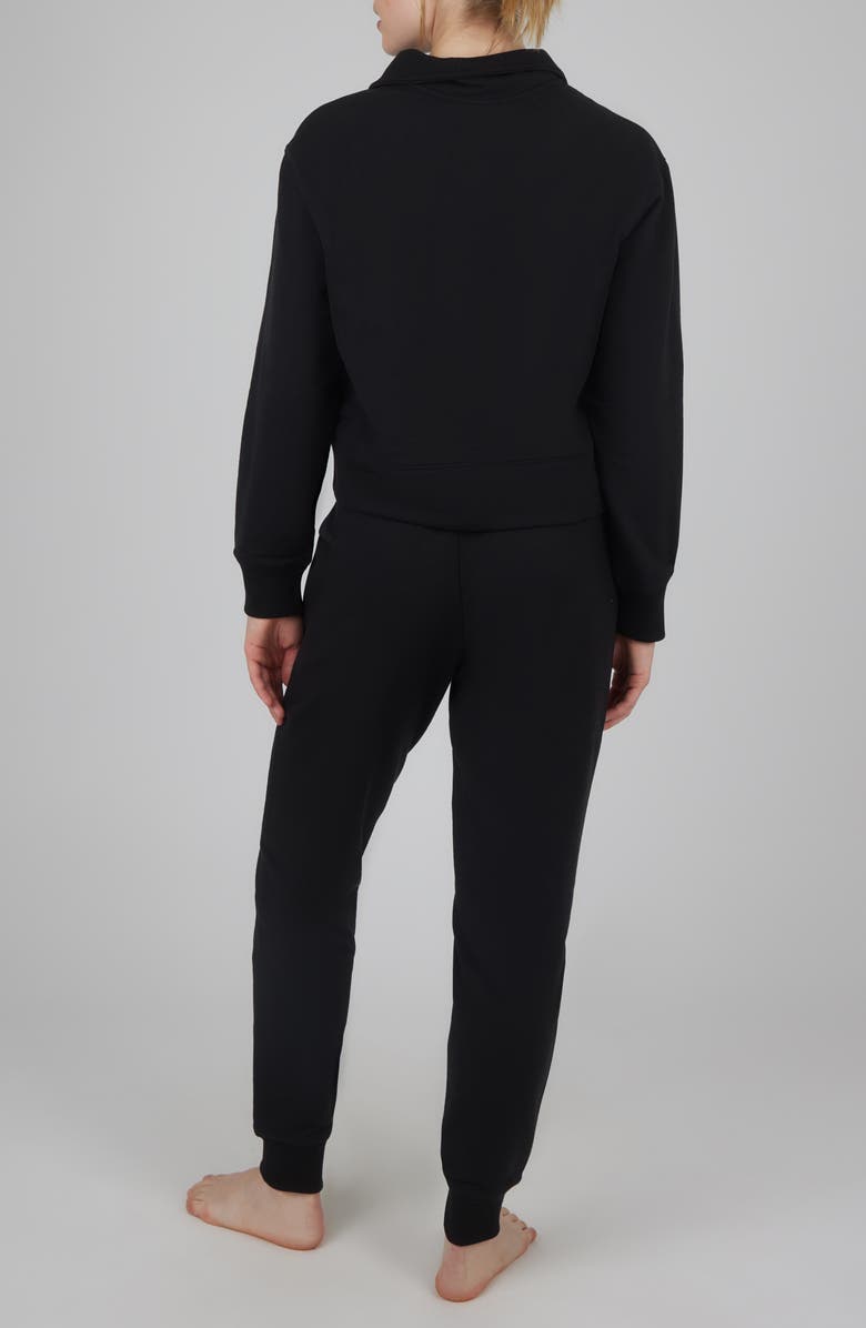 YOGALICIOUS Half Zip Pullover & Joggers 2-Piece Set, Alternate, color, 